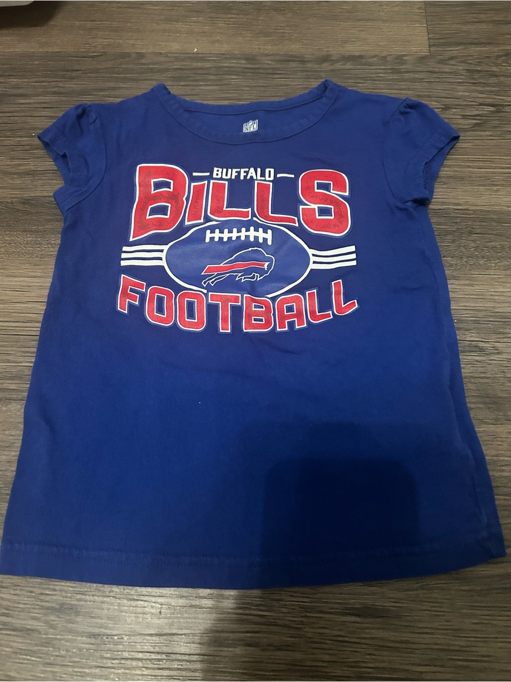 3/$12 NFL Team Apparel Buffalo Bills Football T-Shirt Girls Size 3T